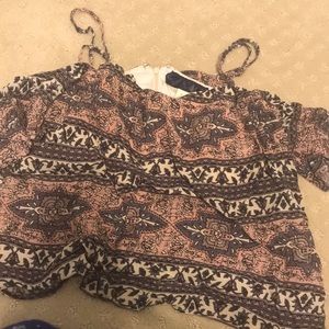 multi color tank top, spaghetti straps, summer